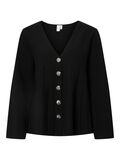 Product image thumbnail - YASMIKLA STRIKKET CARDIGAN, Black | 6