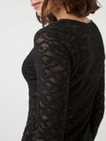Product image thumbnail - YASCARA KANT TOP MET LANGE MOUWEN, Black | 3