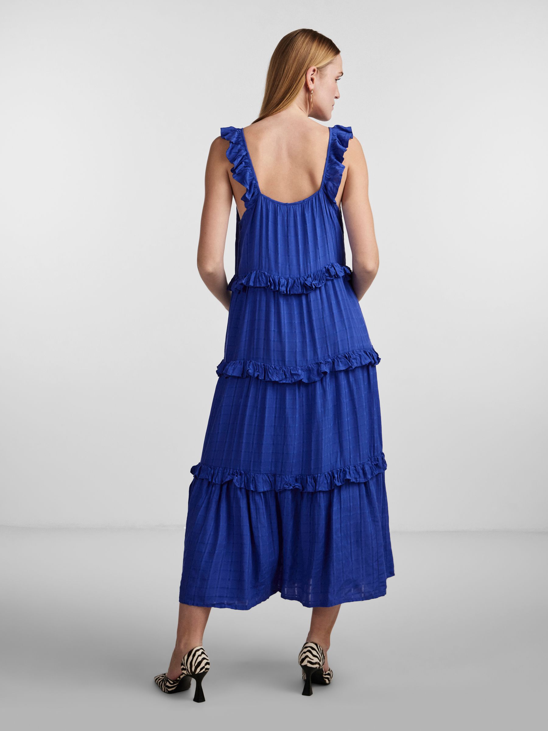 Yas tiered top maxi dress