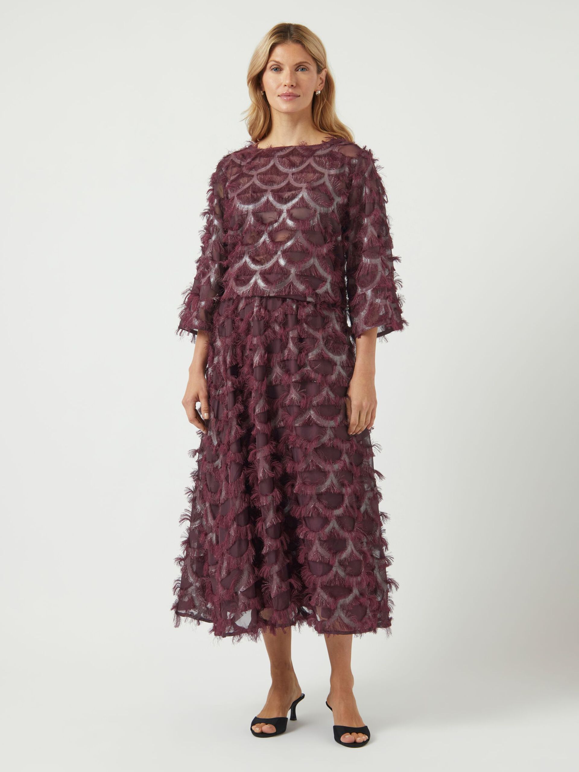Carousel image - YASPAZILLA HW MIDI SKIRT, Port Royale | 4