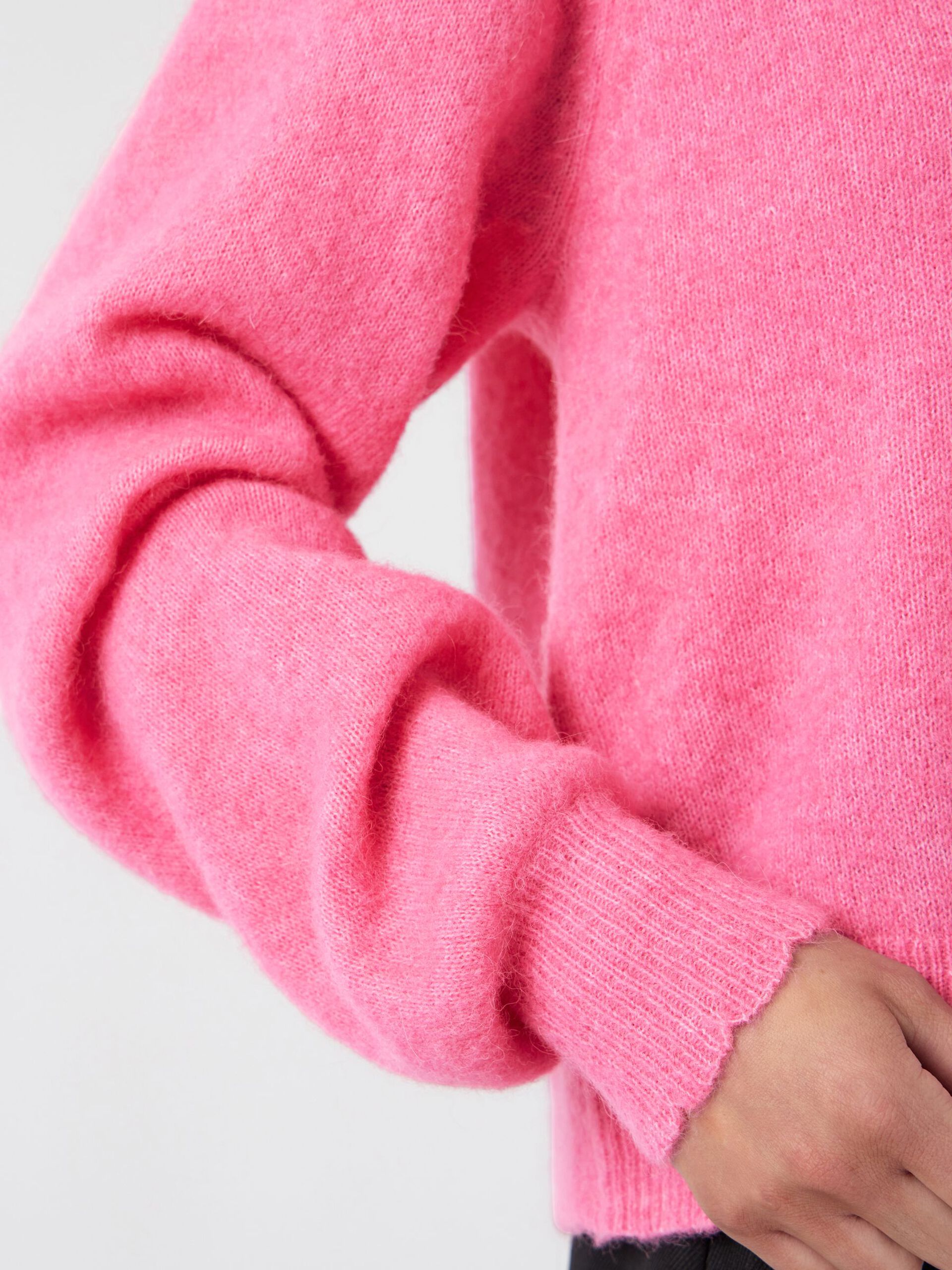 Carousel image - YASJOHI WOLL STRICKPULLOVER, Begonia Pink | 3