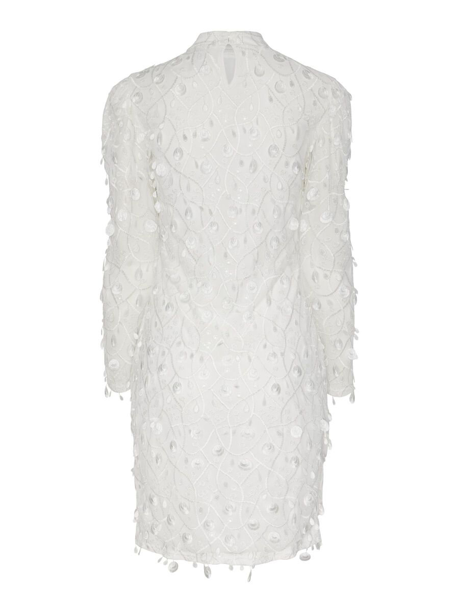 Carousel image - YASBEATE SHORT DRESS, Star White | 7