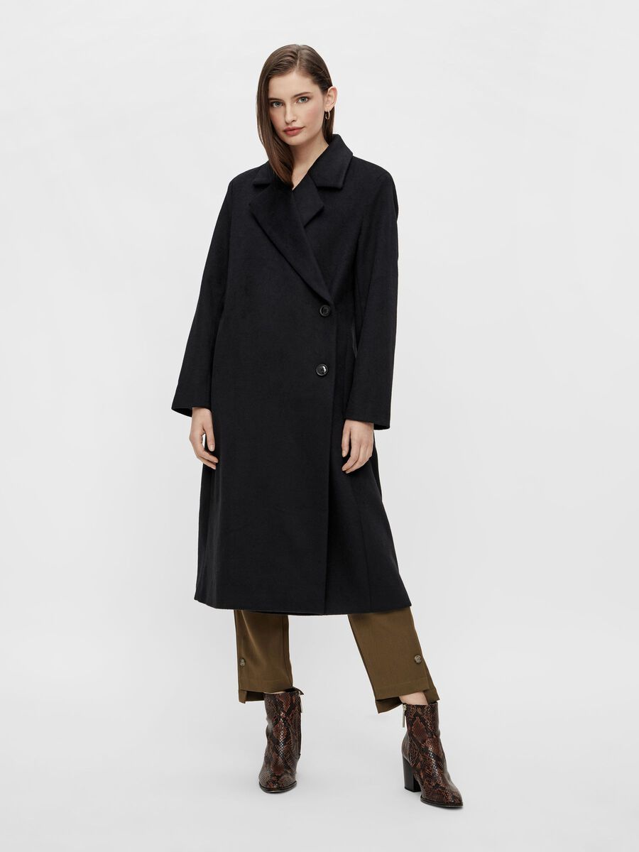 YASSKYLO COAT, Black, highres