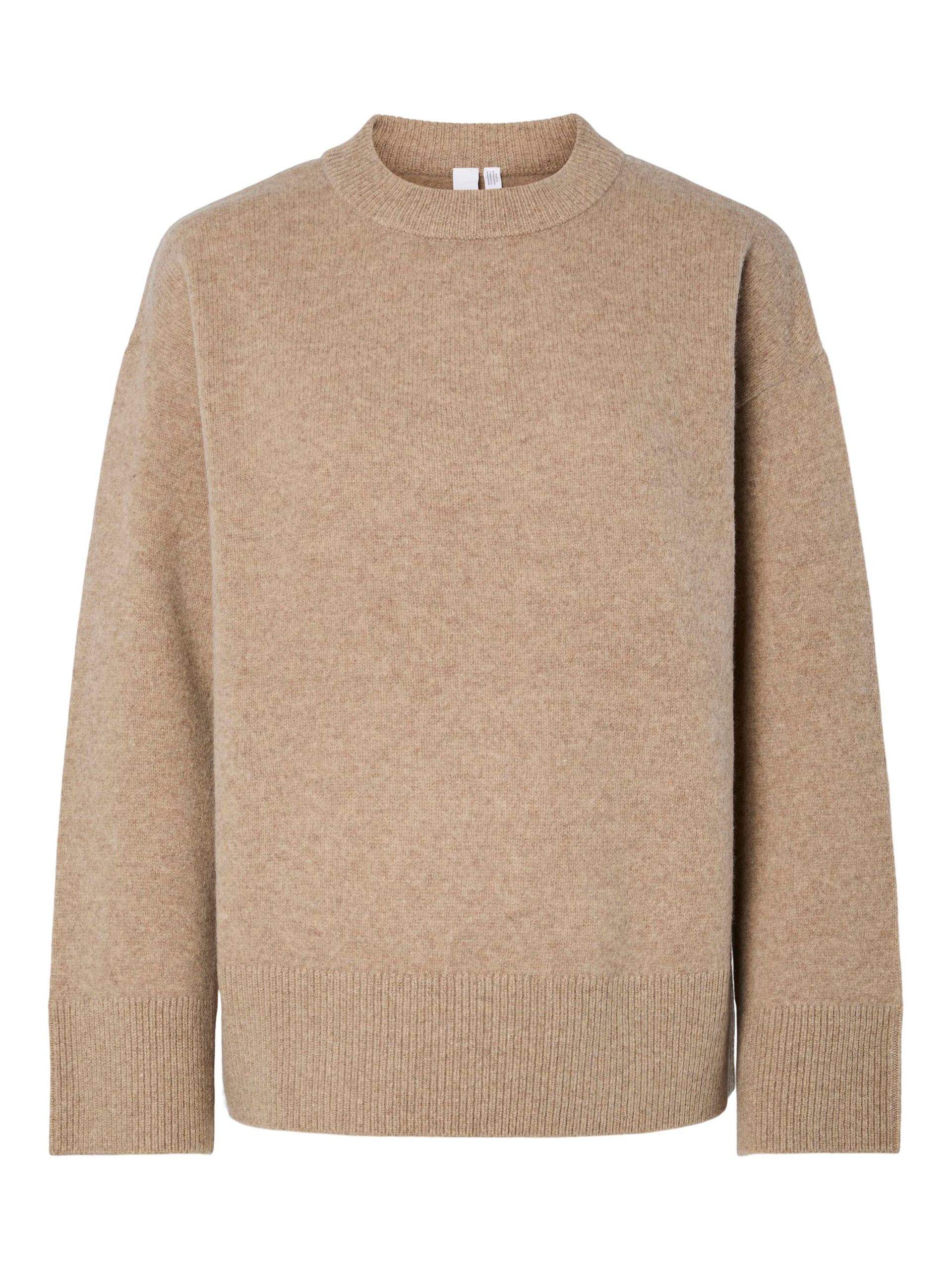 Carousel image - YASNOLA KNITTED PULLOVER, Oat Milk | 5