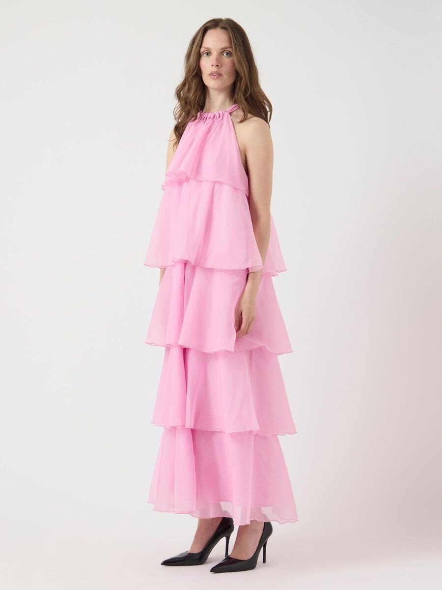 YAS YASELOISE HALTERNECK MAXI DRESS, Begonia Pink, highres - 26039371_BegoniaPink_005.jpg