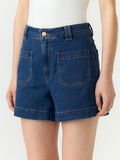 Product image thumbnail - YASNEMA HMW  DENIM SHORTS, Medium Blue Denim | 3