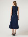 Product image thumbnail - YASTOVE LONG  DENIM DRESS, Medium Blue Denim | 2