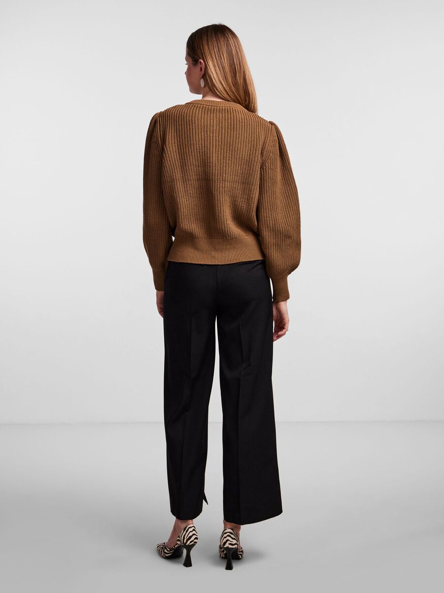 Y.A.S YASMOTELLA KNITTED CARDIGAN, Otter, highres - 26029265_Otter_004.jpg