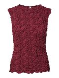 Product image thumbnail - YASMERA SLEEVELESS TOP, Tibetan Red | 5