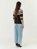 Product image thumbnail 2 YASDOMINA MANGAS CORTAS MEZCLA DE LANA JERSEY DE PUNTO, Carafe