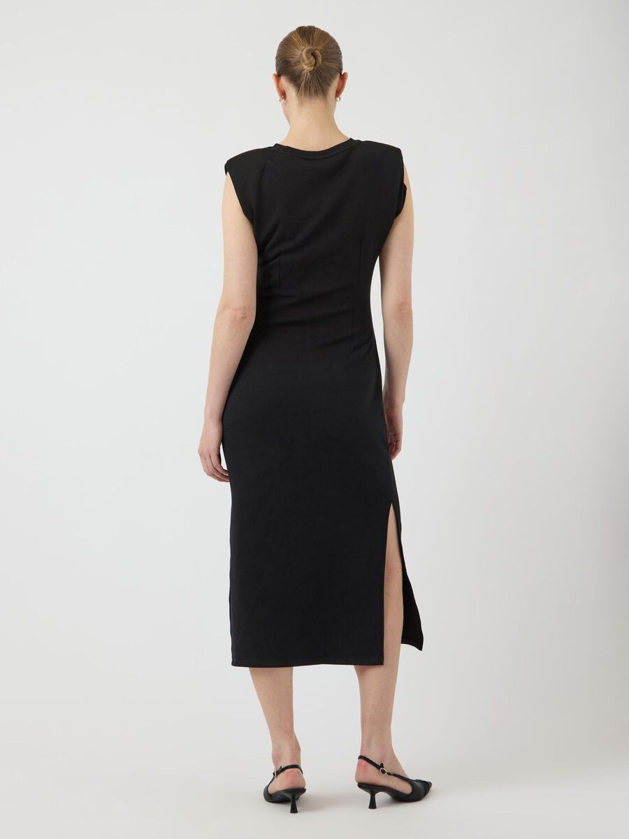 YAS YASPINA MIDI DRESS, Black, highres - 26038145_Black_004.jpg