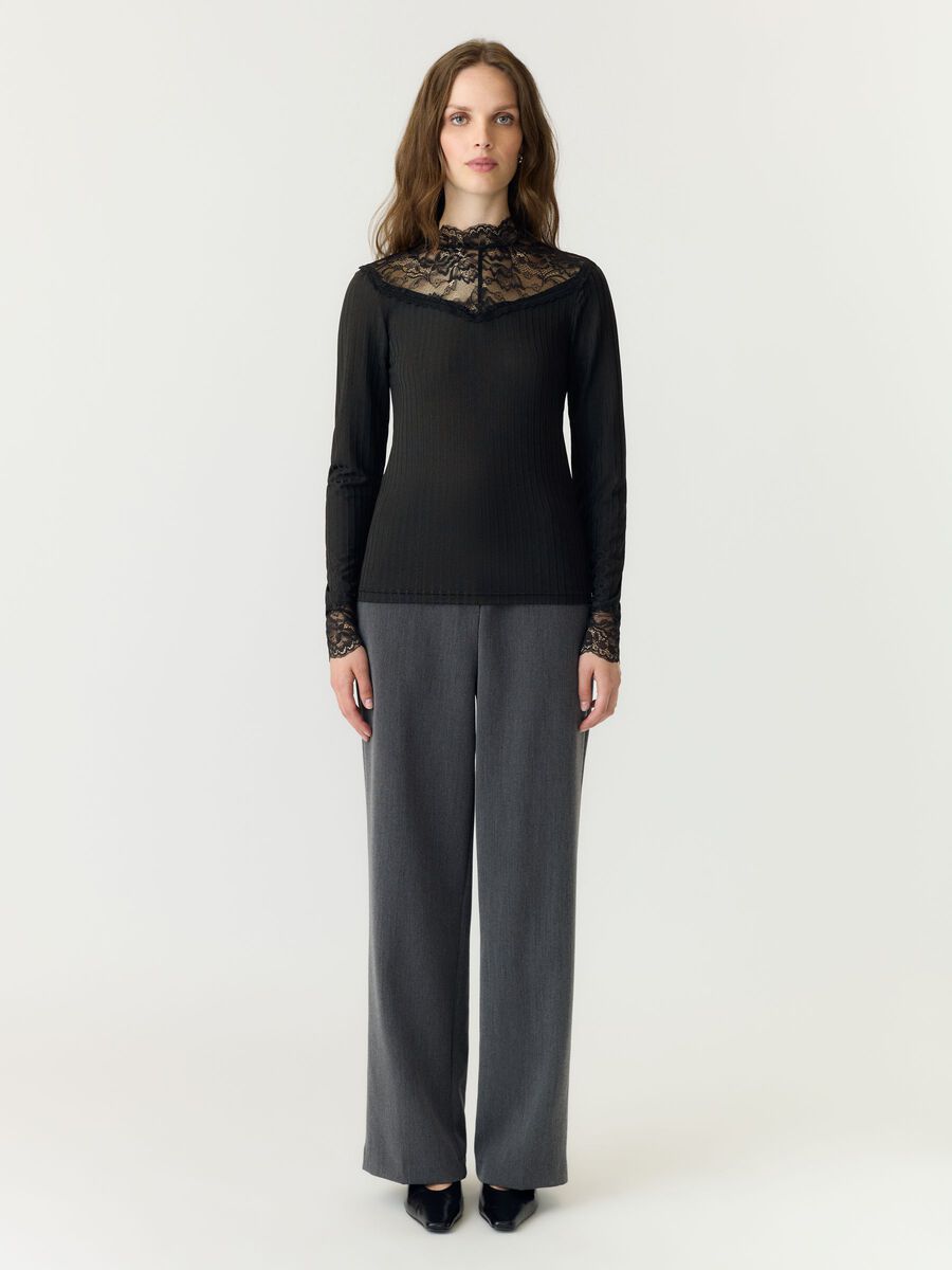 Carousel image - YASBLACE LONG SLEEVED TOP, Black | 4