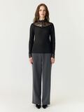 Product image thumbnail - YASBLACE LONG SLEEVED TOP, Black | 4
