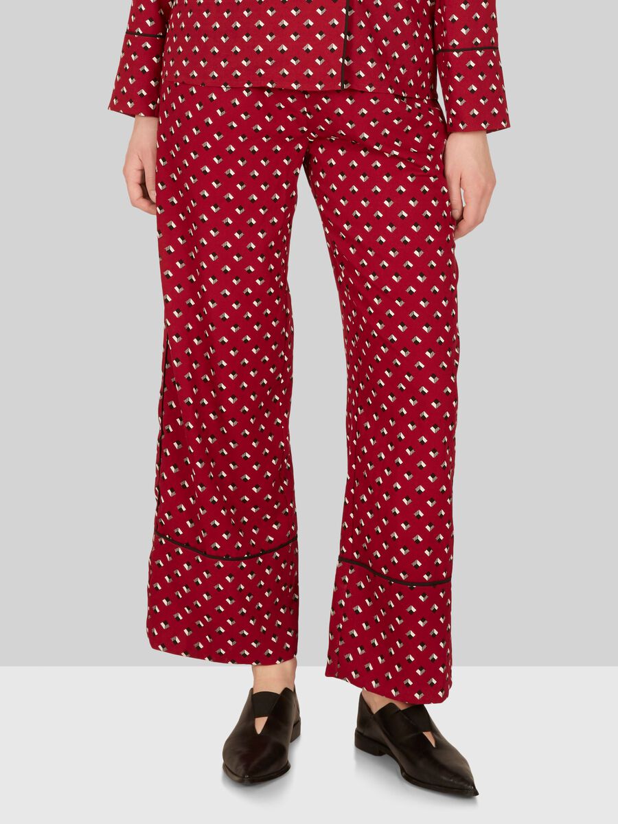 Y.A.S WIDE TROUSERS, Red Plum, highres - 26011988_RedPlum_639319_003.jpg