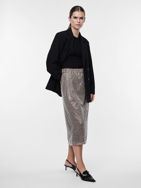 Y.A.S YASVITARA MIDI SKIRT, Silver, highres - 26032753_Silver_1083888_005.jpg