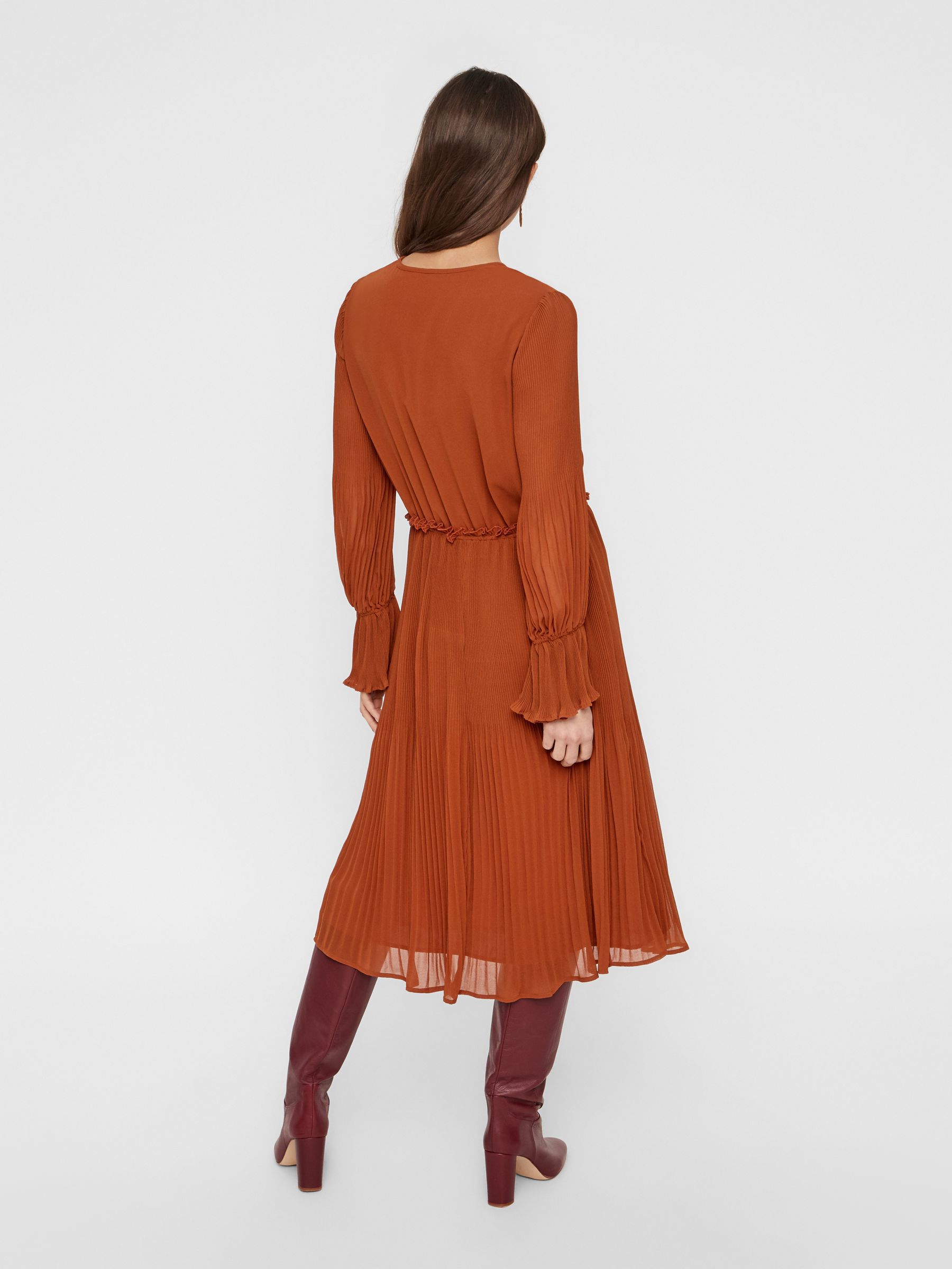 Yas pleated dress discount