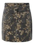Product image thumbnail - YASTAUPERA DENIM MINI SKIRT, Taupe Gray | 6