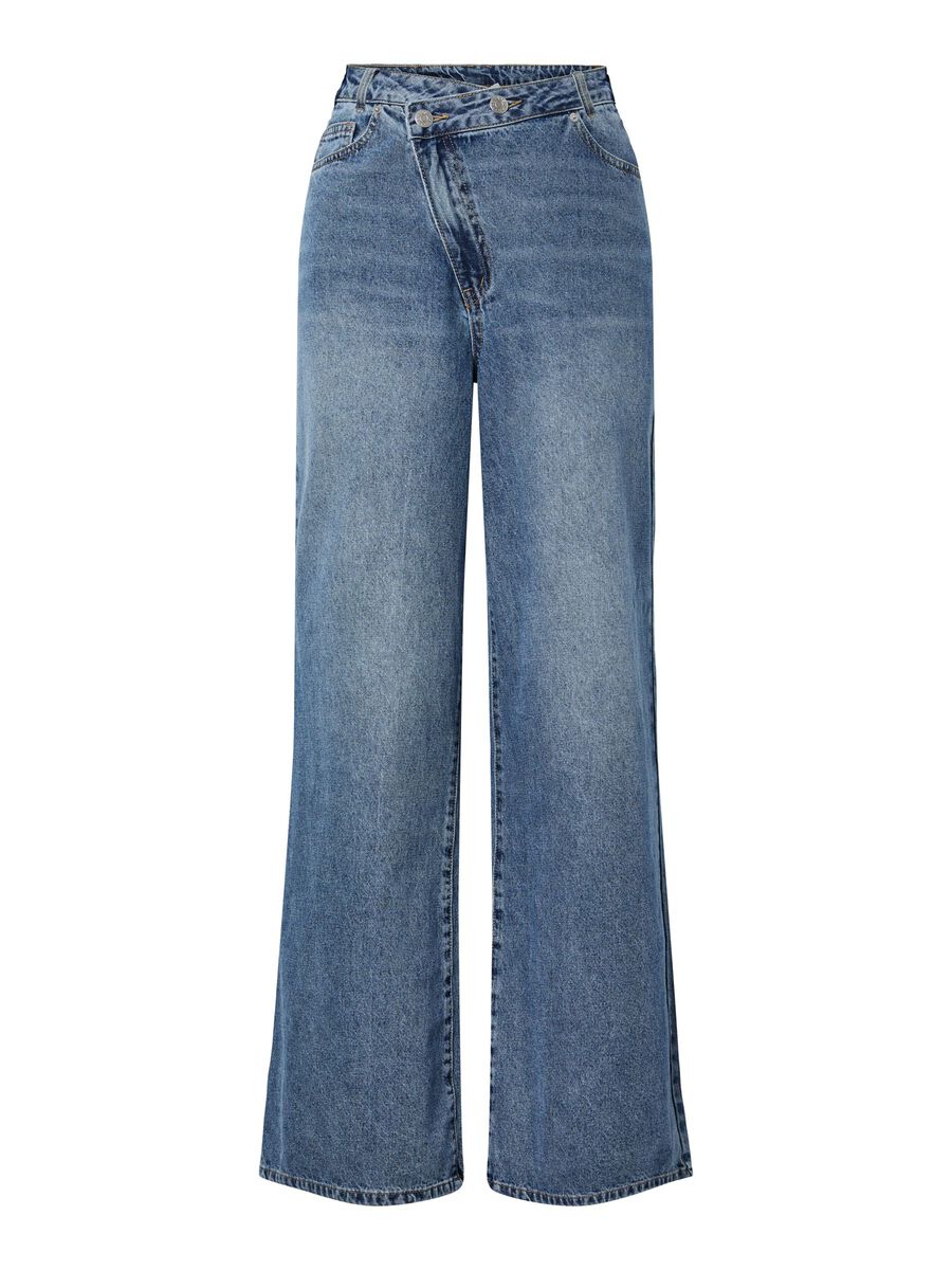 Product carousel image - YASUVA HW  WIDE LEG JEANS, Medium Blue Denim | 2