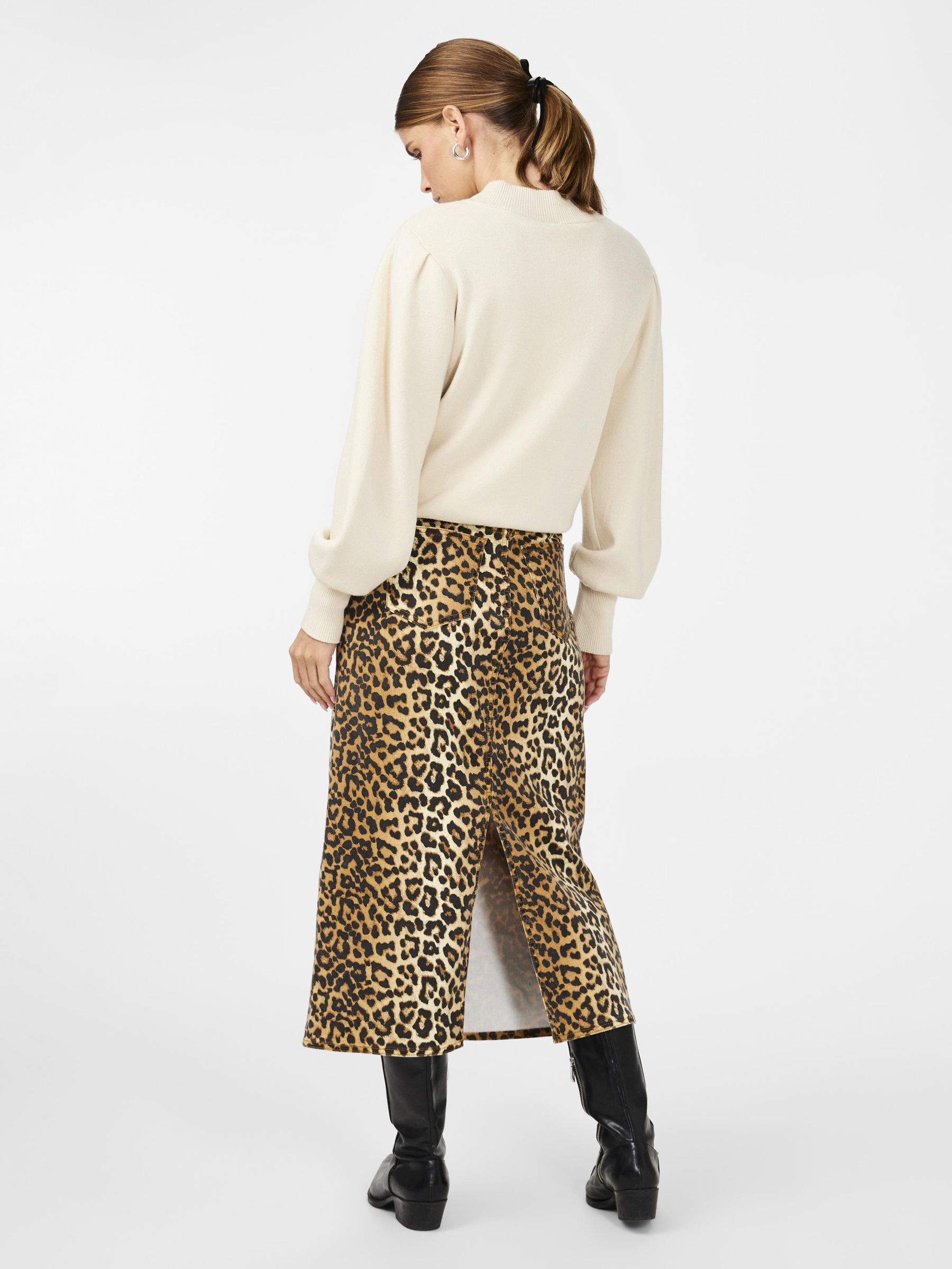 YASLEONORA DENIM SKIRT Coloured Y.A.S Poland