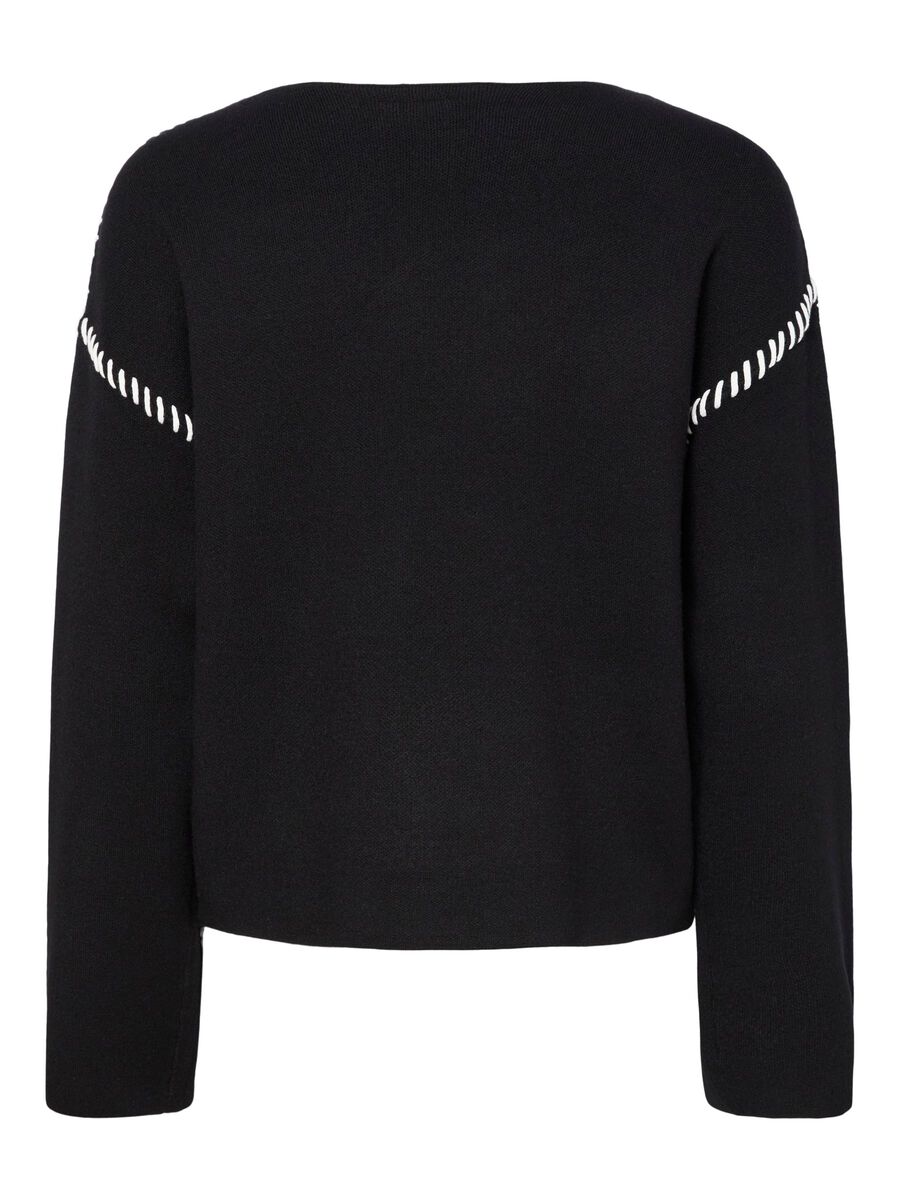 Carousel image - YASSTITCHA KNITTED PULLOVER, Black | 6