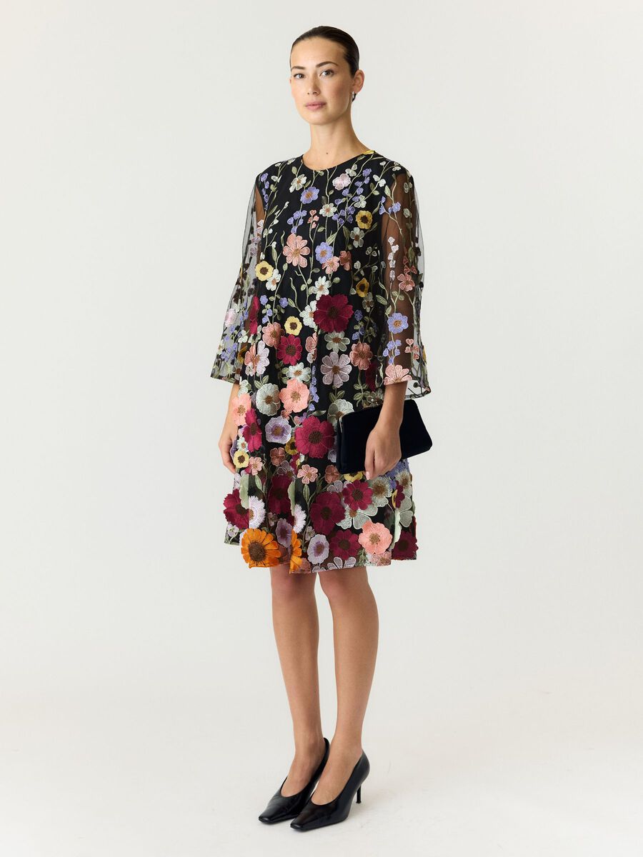 Carousel image 4 YASFLOWERING MIDI JURK, Black