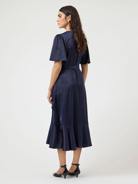 knee length dresses for ladies Izzie Wrap Midi Dress – Madida Clothing