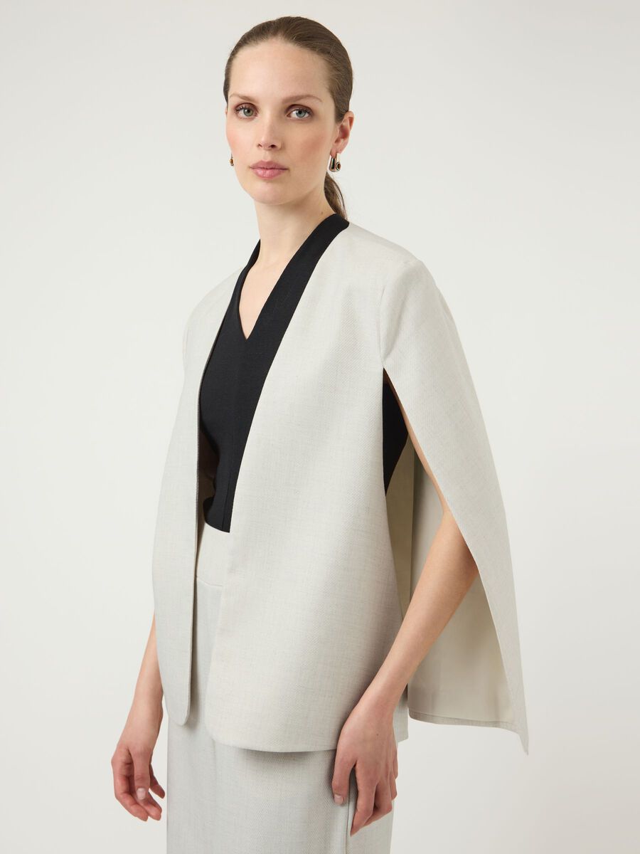Carousel image - YASALIKKA CAPE  BLAZER, Pristine | 3