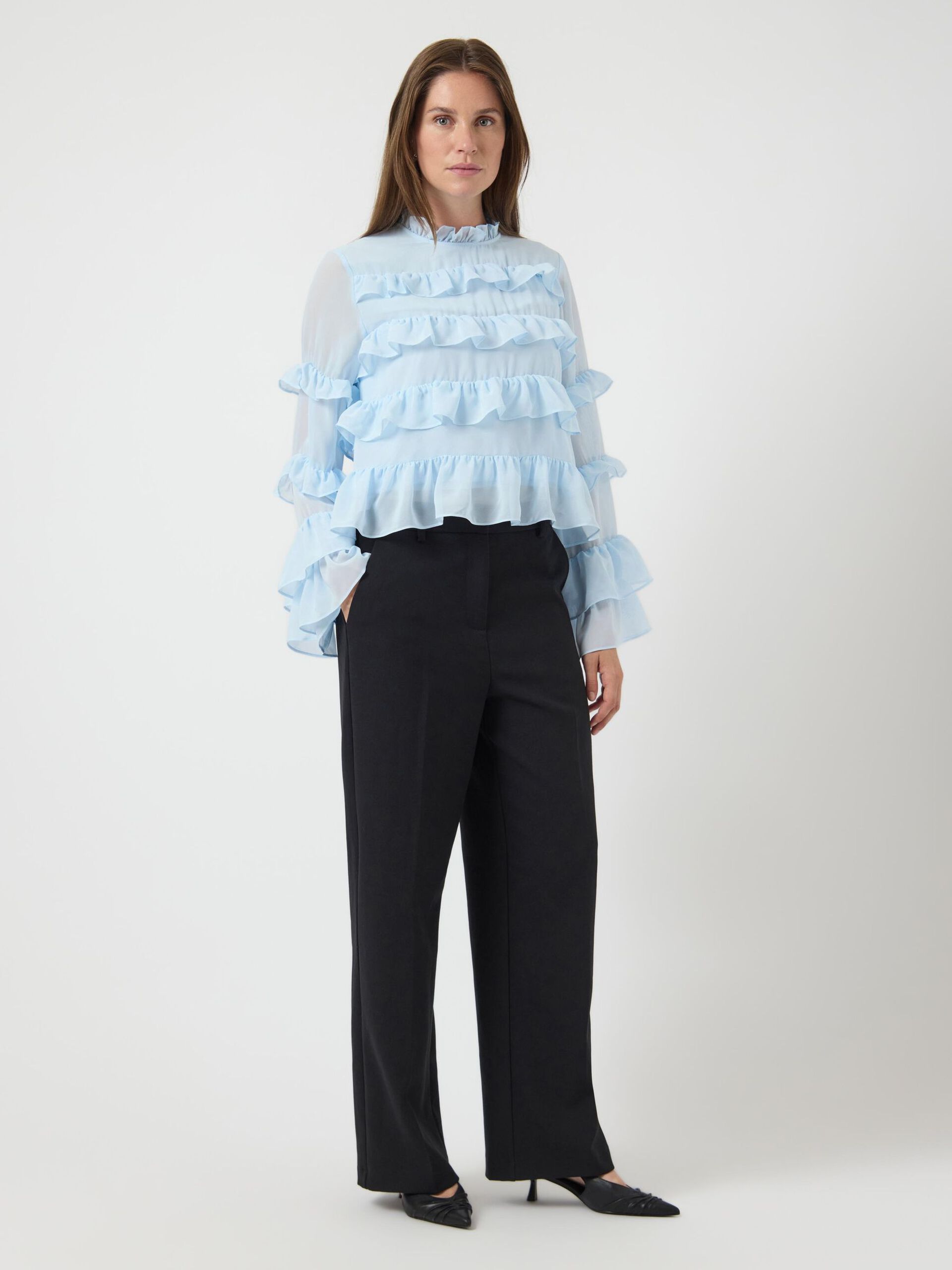Carousel image - YASZERA LONG SLEEVED TOP, Ice Water | 4