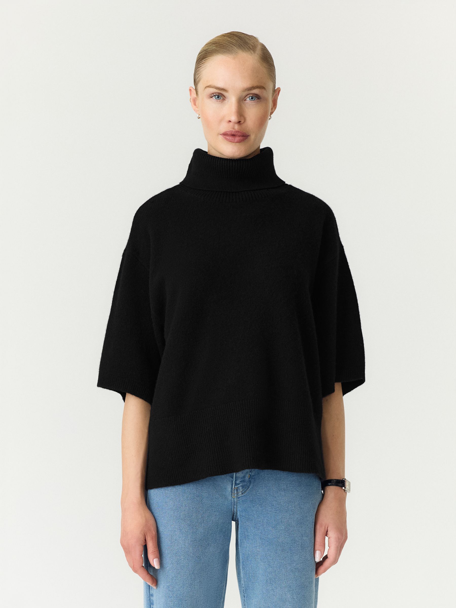 YASEMILA KNITTED TOP | Black | YAS® France