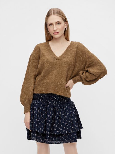 Y.A.S YASCALI KNITTED PULLOVER, Bronze Brown, highres - 26023497_BronzeBrown_854630_003.jpg