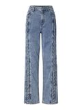 YAS YASEYLA JEANS MED HÖG MIDJA, Medium Blue Denim, highres - 26038258_MediumBlueDenim_001.jpg