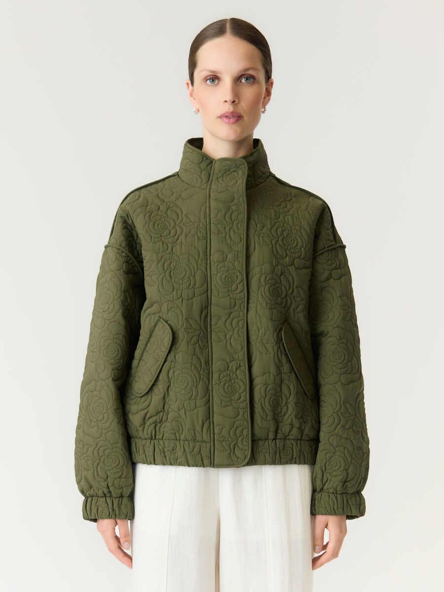Product tile image - YASFIPURA QUILTED JACKET, Sphagnum | 26037925_Sphagnum