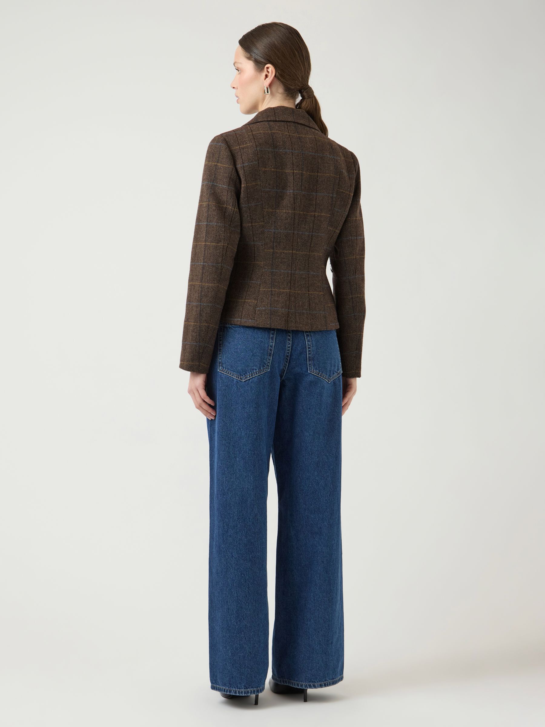 YASTHELA WOOL BLEND SHORT JACKET | Brown | YAS® Germany