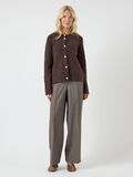 Product image thumbnail - YASBUBBLE KNITTED CARDIGAN, Hot Fudge | 4