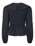 YAS YASROMA TOP MED SMOCKSYNING, Navy Blazer, highres - 26037197_NavyBlazer_002.jpg