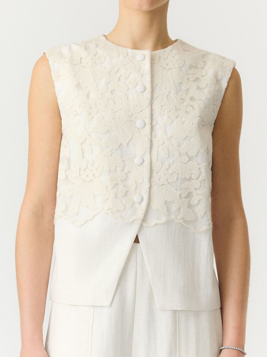 Carousel image - YASTAMA  WAISTCOAT, Pristine | 3