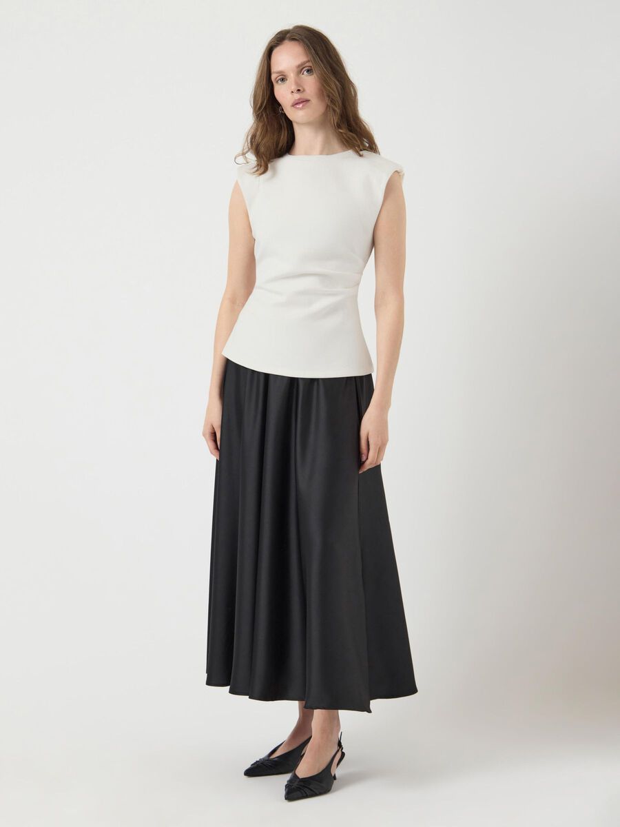 Carousel image - YASPINA TOP SANS MANCHES, Star White | 4