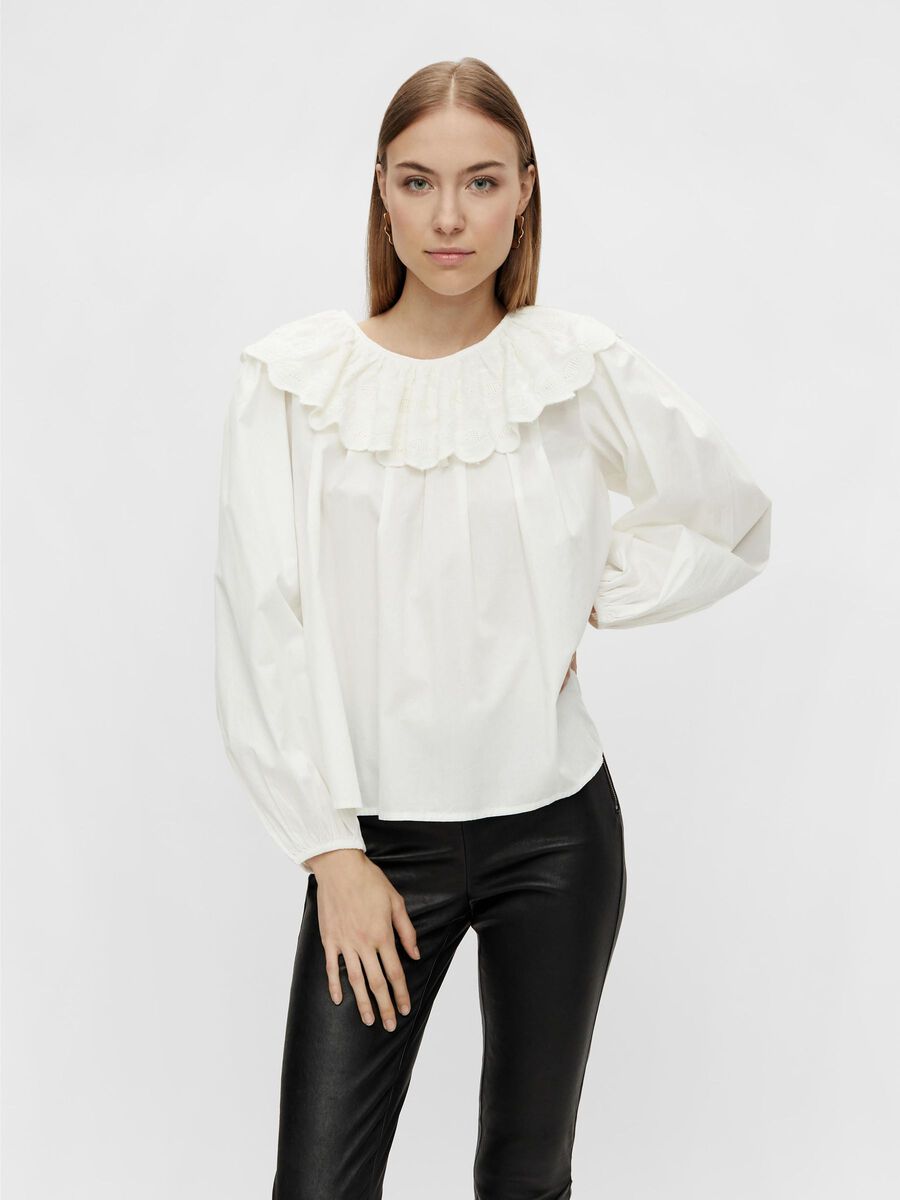 Y.A.S YASOLIRA LONG SLEEVED TOP, Star White, highres - 26024779_StarWhite_003.jpg