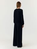 thumbnail Yasjohi wool blend knitted cardigan, colour: black, black, back