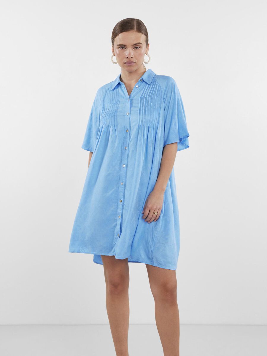 Y.A.S YASFIRA SHIRT DRESS, Ethereal Blue, highres - 26029496_EtherealBlue_003.jpg