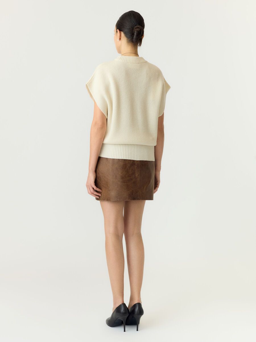Carousel image 2 YASESLI WOOL BLEND  KNITTED VEST, Pristine