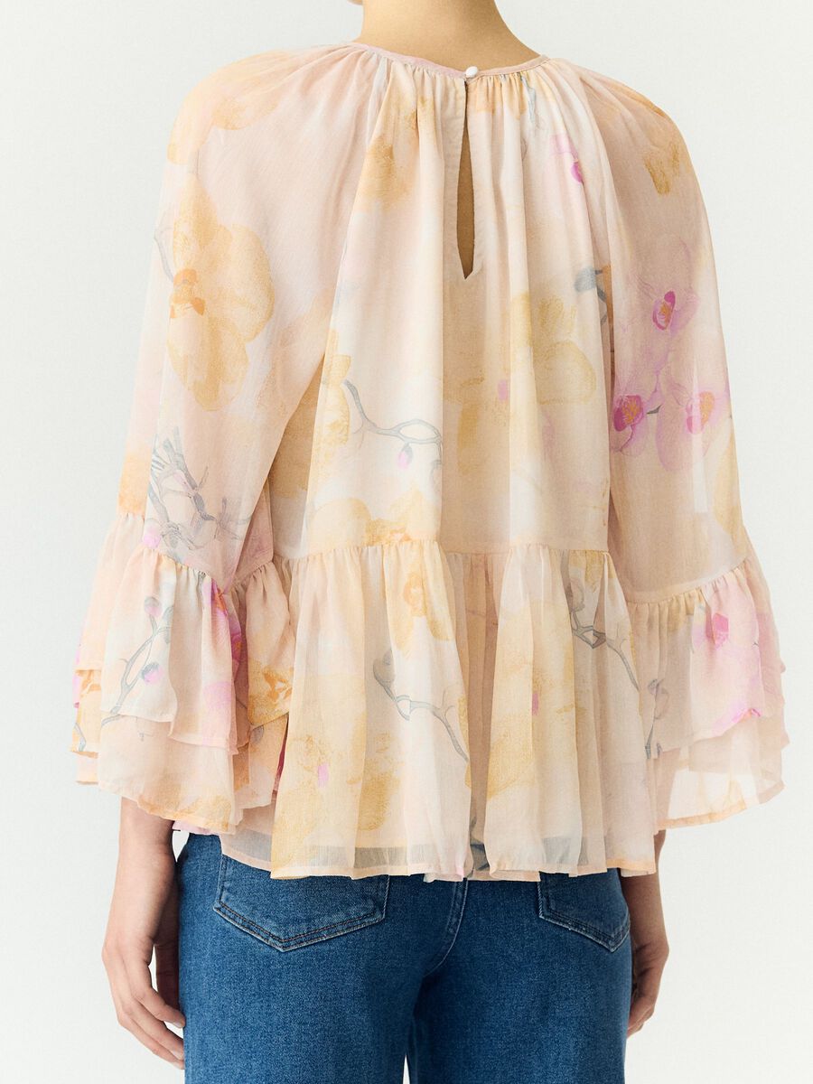 Carousel image 3 YASBLOMINA BLOUSE MET 3/4 MOUWEN, Afterglow