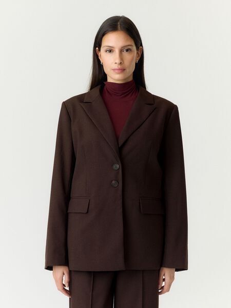 YAS YASRIU BLAZER, Coffee Bean, highres - 26036845_CoffeeBean_003.jpg
