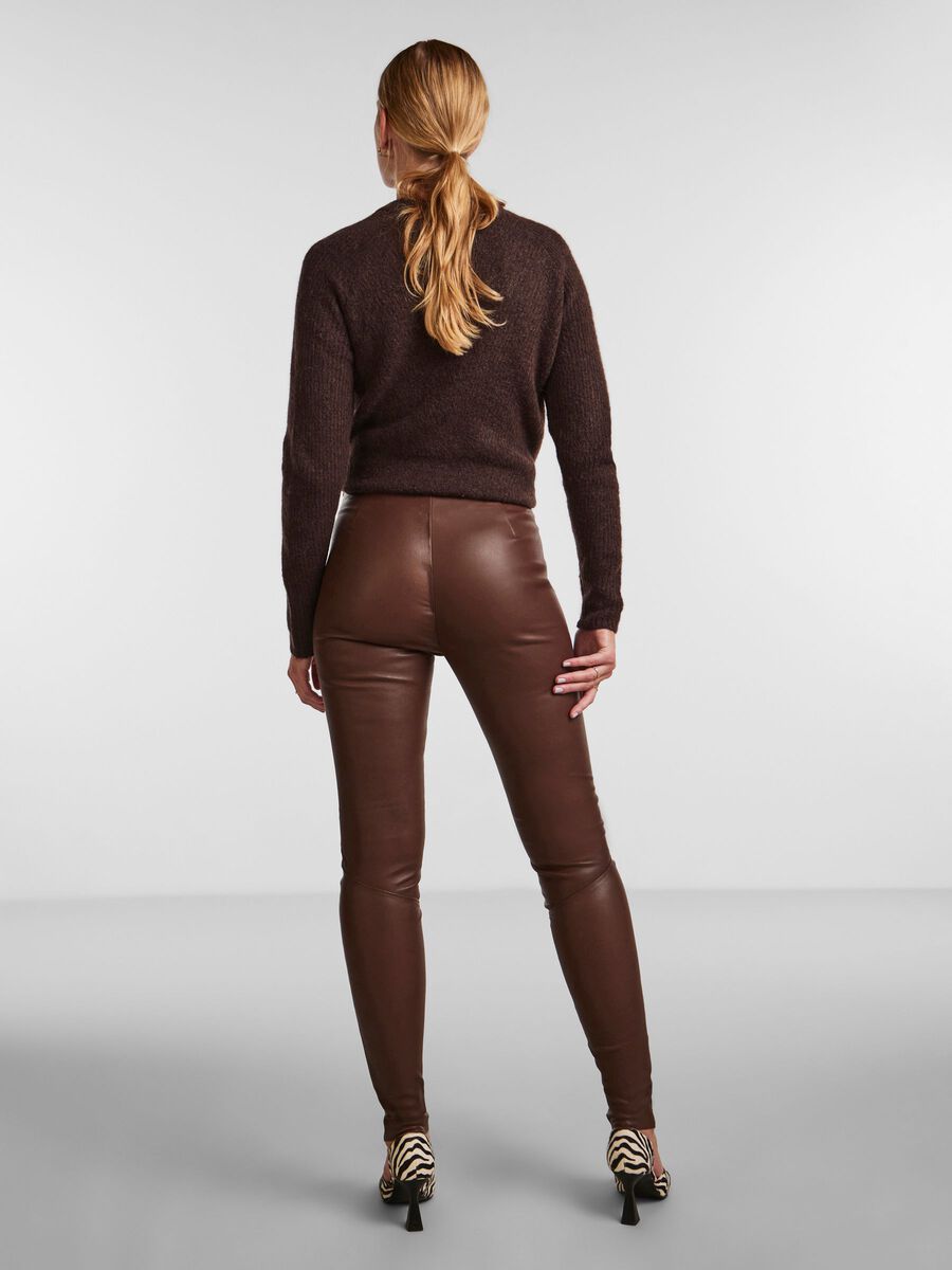 YAS YASZEBA LEGGINGS, Chestnut, highres - 26029015_Chestnut_004.jpg