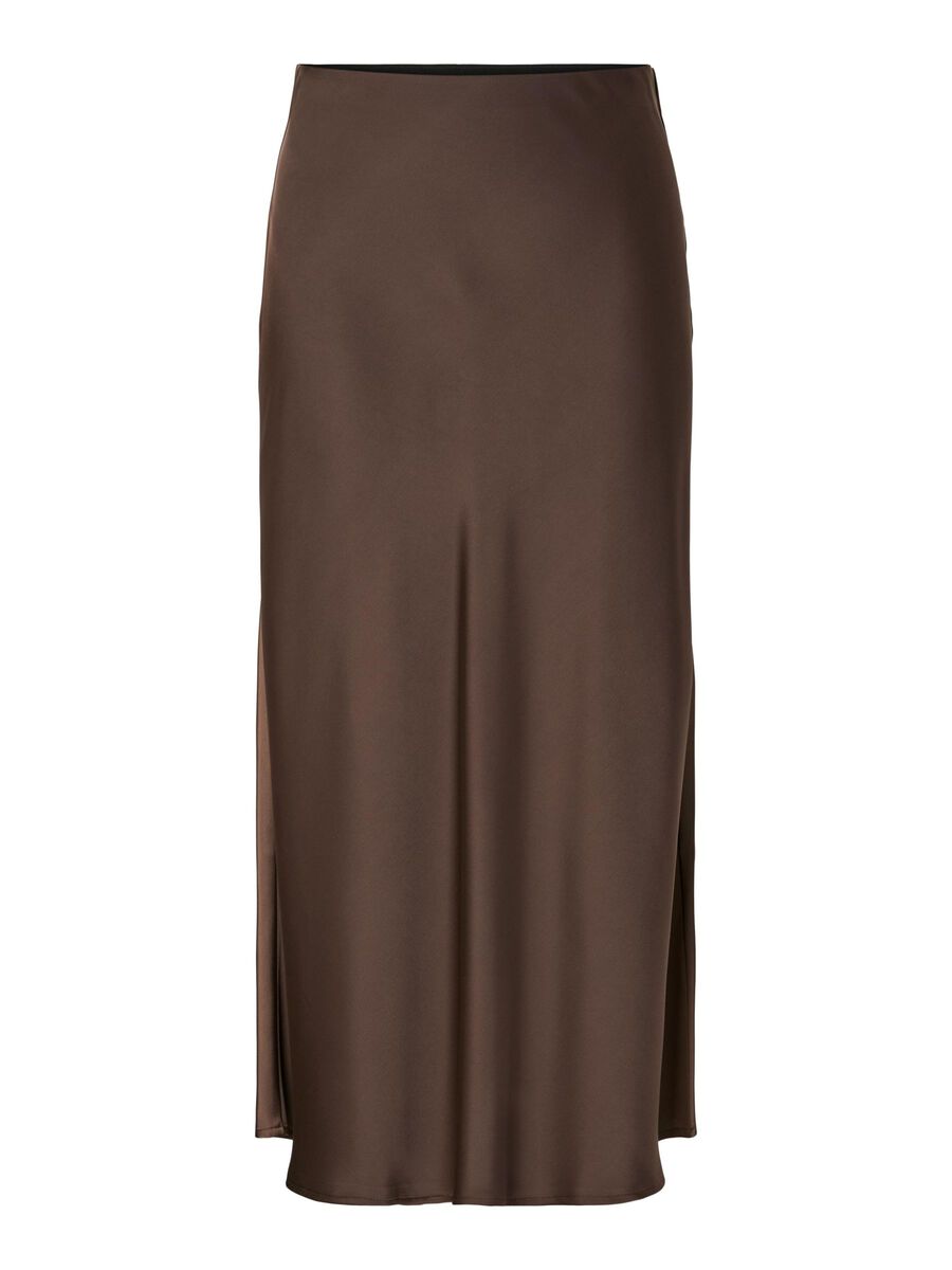 Product carousel image - YASPELLA MIDI SKIRT, Chocolate Brown | 2