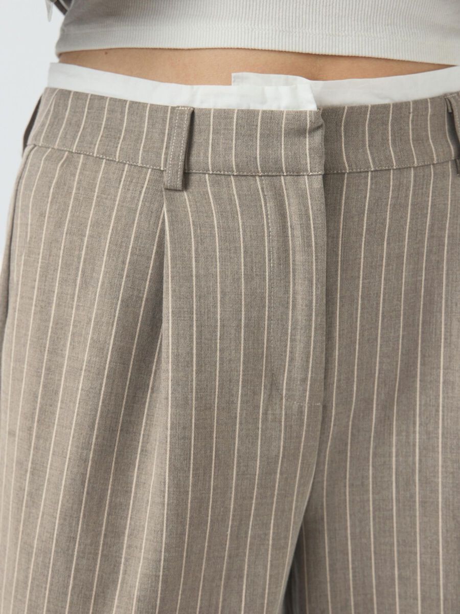 Carousel image - YASPINLY BROEK, Medium Grey Melange | 3
