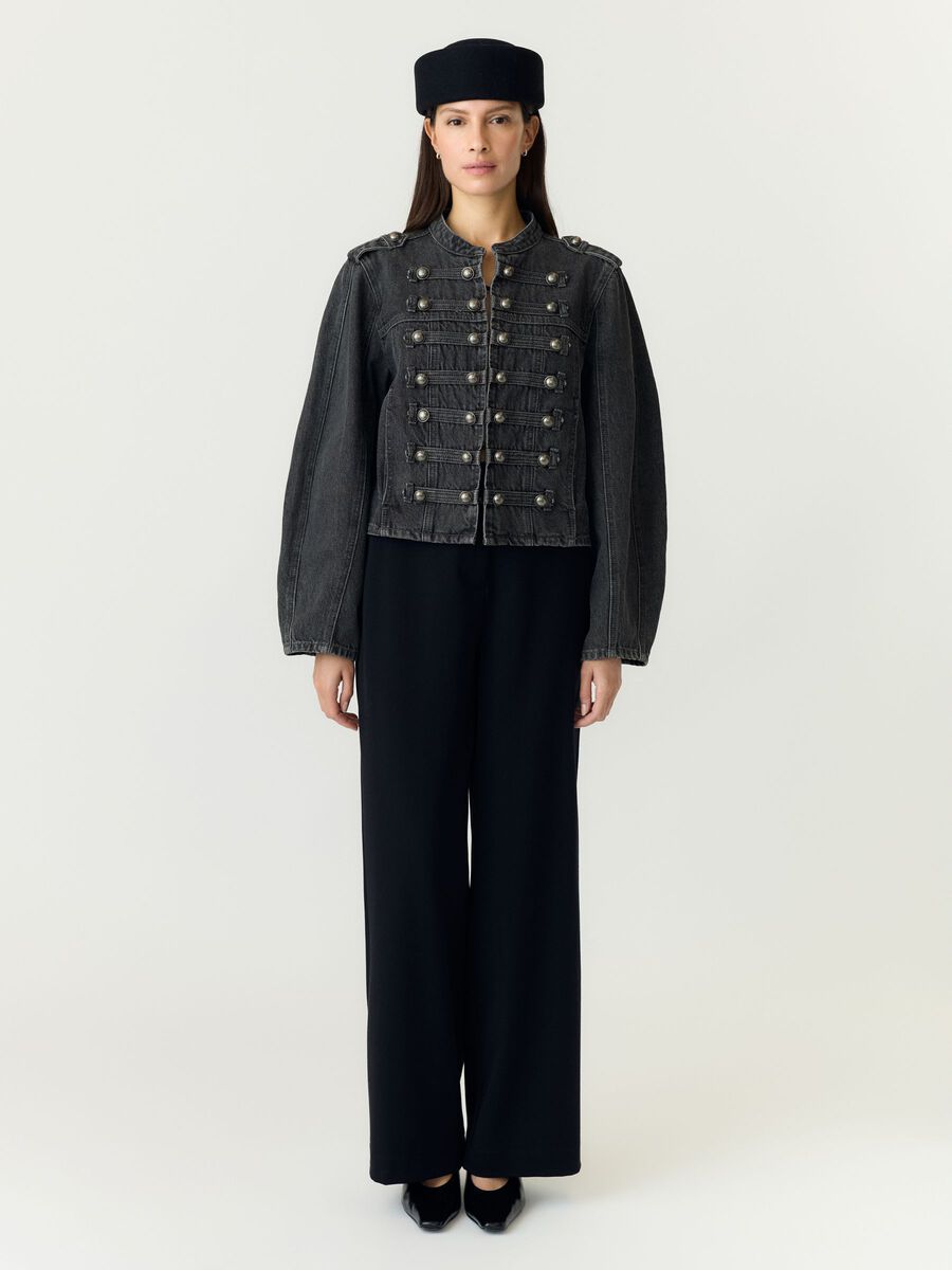 Carousel image 4 YASSKY LS OLAJAKKE, Dark Grey Denim