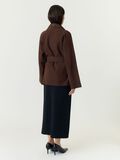 Product image thumbnail 2 YASRUNA SUEDE KIMONO JACKET, Coffee Bean