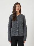 Product image thumbnail - YASBUBERA CARDIGAN A MAGLIA, Dark Grey Melange | 1