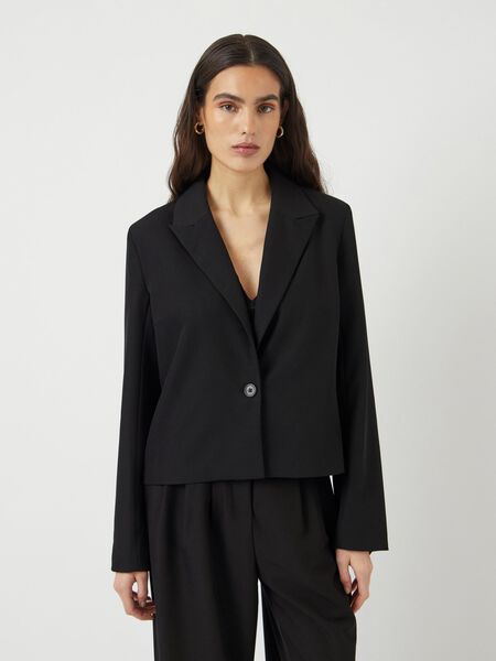 YAS YASDAKOTA CROPPED BLAZER, Black, highres - 26039330_Black_003.jpg